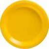 Plato grande desechable amarillo