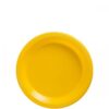 Plato pastelero desechable amarillo