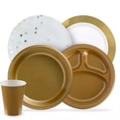 Desechables Color Oro