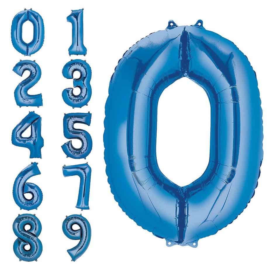 Globo_Azul_34in_Numero_0 Globos metálicos número azul