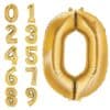 Globos Numero 34 Oro