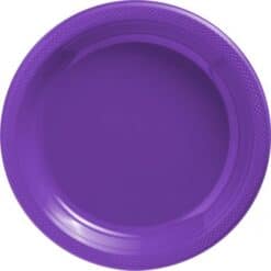 Plato grande morado