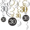 Decoraciones colgantes 30 años