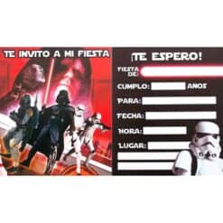 Invitaciones Star Wars