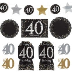 Celebración Brillante 40s Kit Decorativo