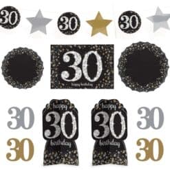 Celebracion brillante paquete decorativo 30 años