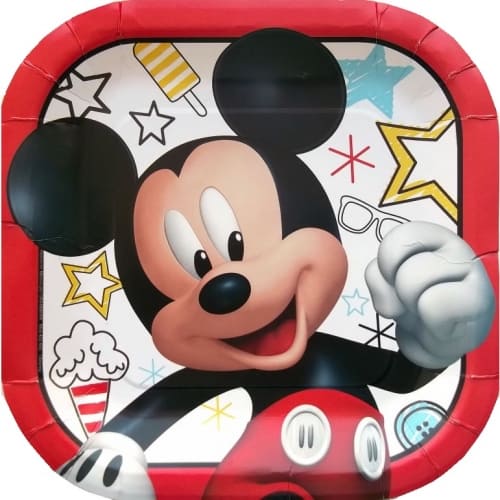 large_2297_Mickey_Sobre_Ruedas_Plato_Cuadrado Productos Mickey Mouse