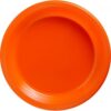Plato de plastico color naranja