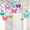 Decoracion colgante mariposas