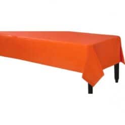 Mantel rectangular color naranja