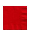 Servilletas color rojo