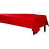 Mantel rectangular color rojo