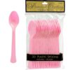 Cucharas color rosa