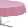 Mantel redondo rosa