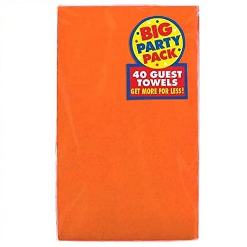 Naranja_Guest_Towels Toallas de papel naranja