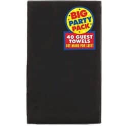 Toallas papel color negro