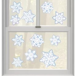 Decoración copos de nieve